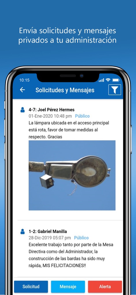 Residentia - residentia-requests-messages-interface