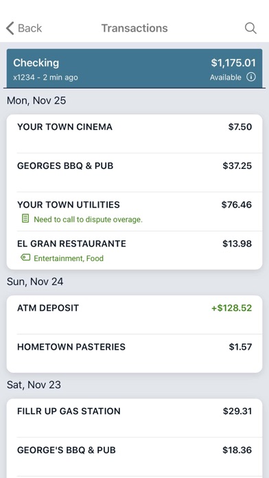 Alliance Community Bank App Screenshot