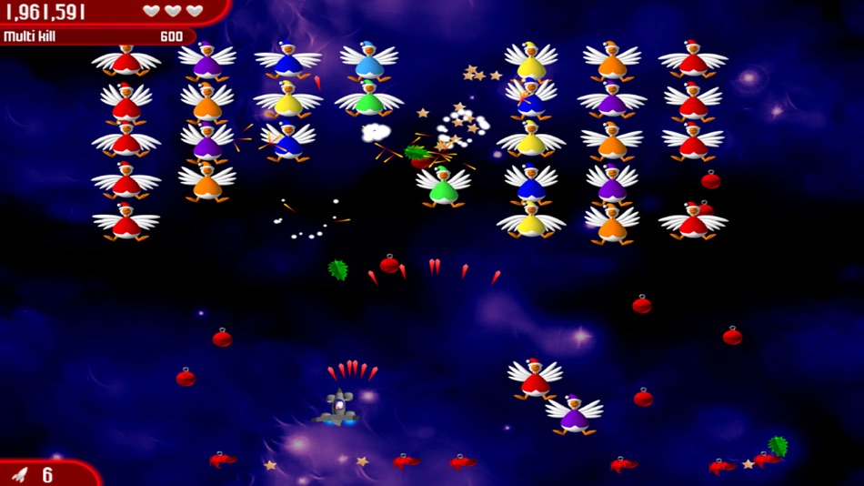 #2. Chicken Invaders 2 Xmas (iOS) 来自: InterAction studios