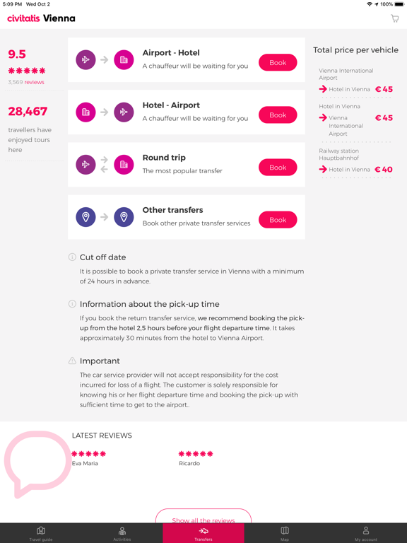 Vienna Guide Civitatis.com iPad screenshot 3 - Travel app