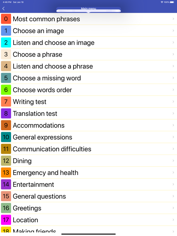 Screenshot #5 pour Apprentissage du norvégien