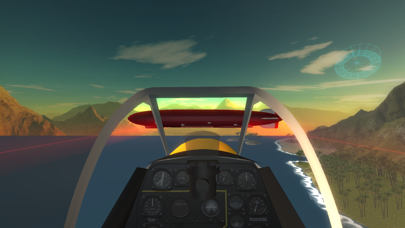 P-51 Mustang Aerial Virtual Reality Simulation Over the Pacific Islands screenshot 3