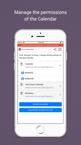 Easy Sync & Share Calendar screenshot