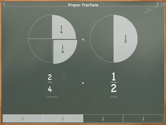 MathBoard Fractions iPad app afbeelding 2