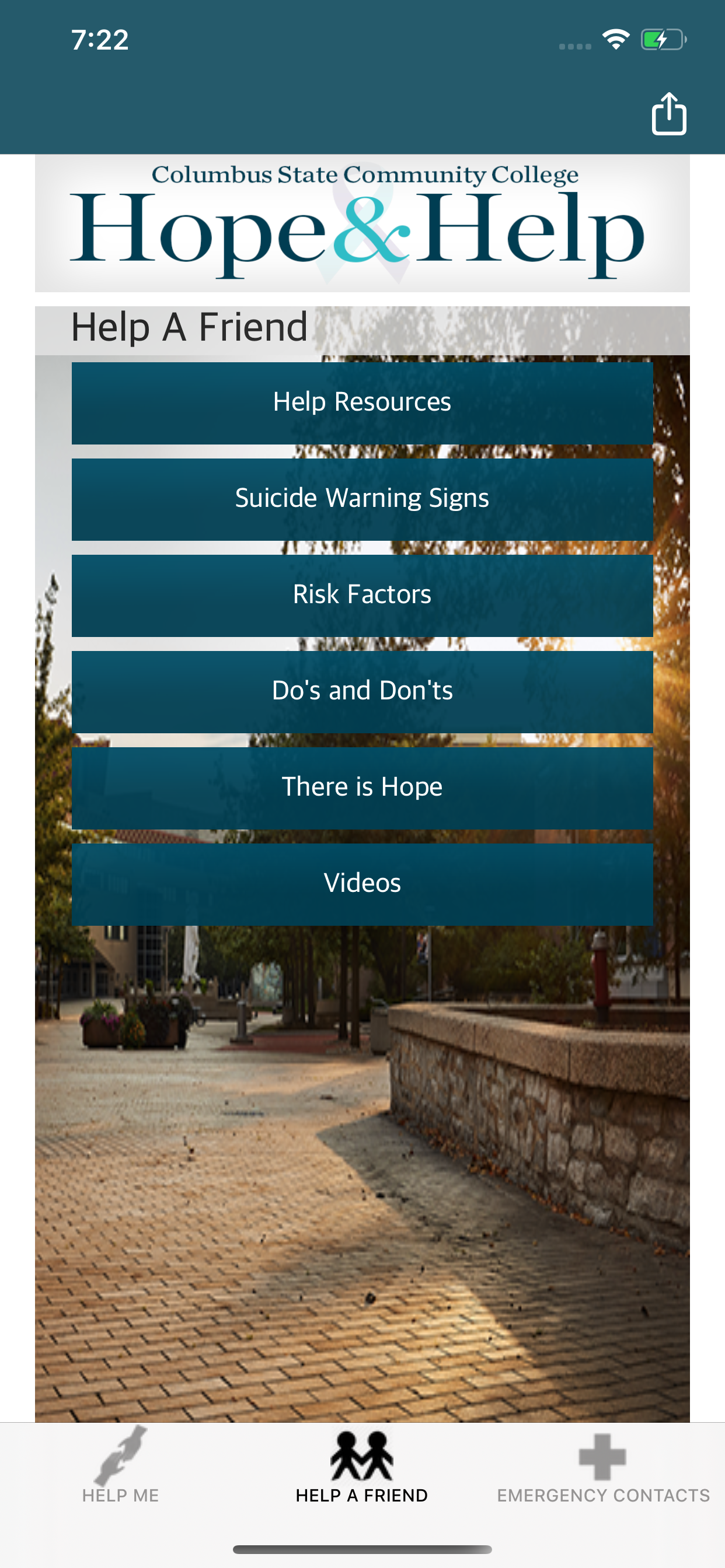 Columbus State Hope & Help