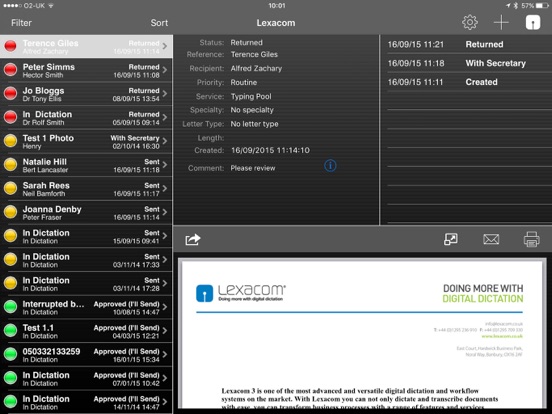 Screenshot #5 pour Lexacom Mobile Dictation