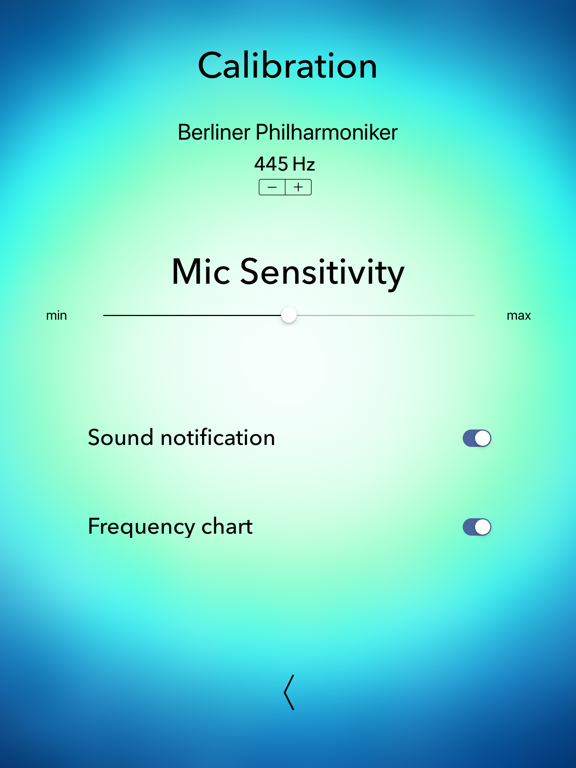 Viola Tuner Professional iPad screenshot