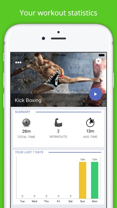 Screenshot #2 pour Kickboxing Workout Cardio Core