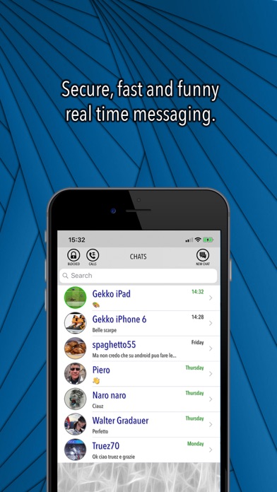Screenshot #1 pour GEKKO Messenger
