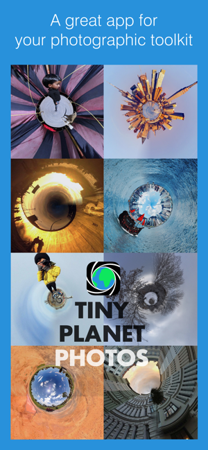 ‎Tiny Planet Photos and Video Screenshot