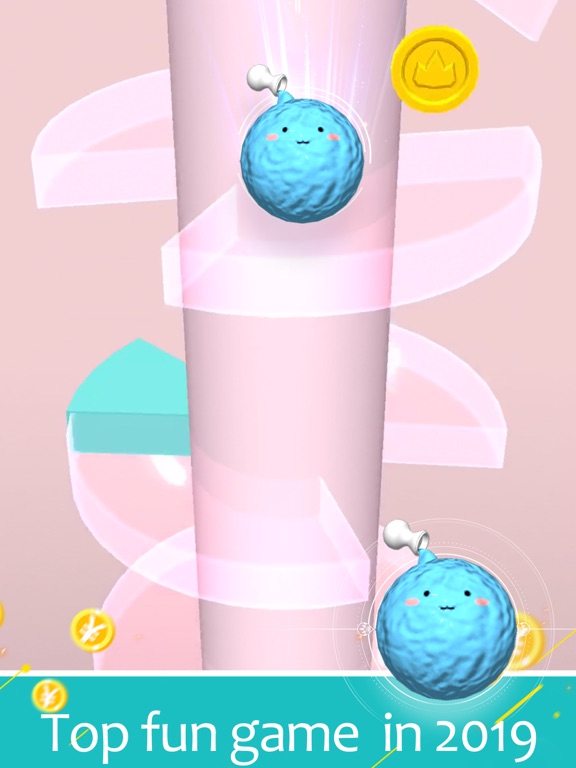 Relaxing Jump-Tap to down iPad screenshot