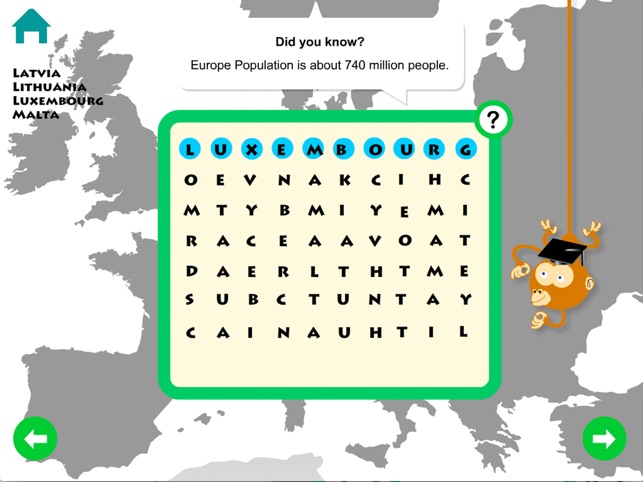 European Countries WordSearch(圖4)-速報App