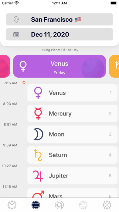 Planetary Hours plus Widget screenshot 2