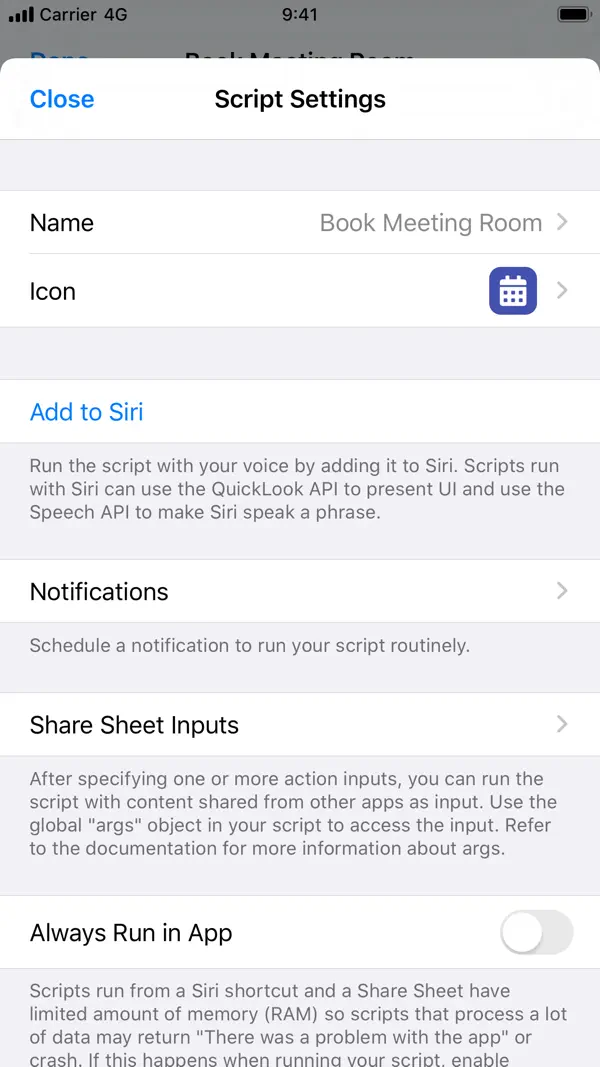 Scriptable Screenshot 4