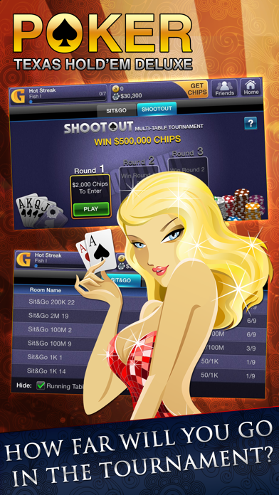 Texas HoldEm Poker Deluxe for iPhone screenshot 3