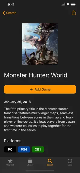 Game screenshot Gamer - Manage Your Games hack