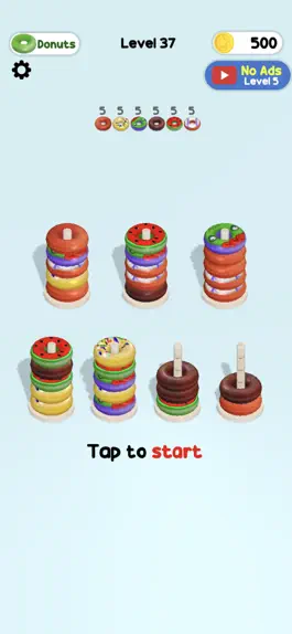 Game screenshot Sort Donuts 3D apk