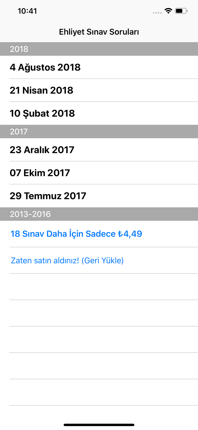 Ehliyet Sınav Test Soruları