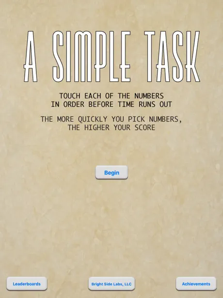 A Simple Task