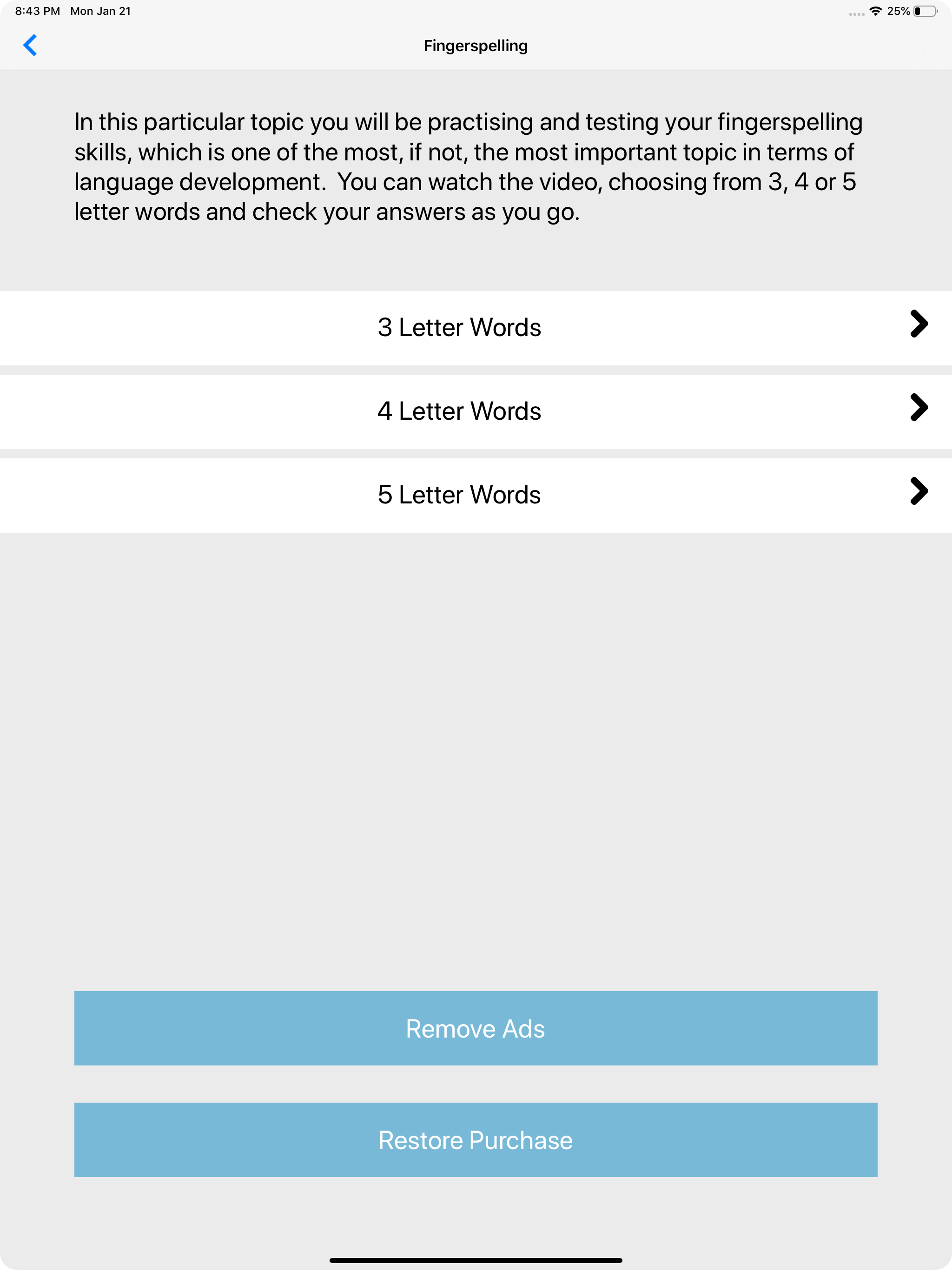 BSL Level One - Part 1