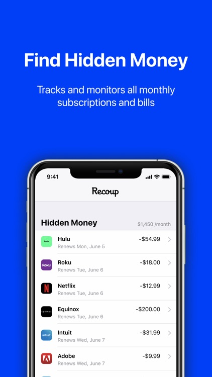 Recoup Refunds & Rewards