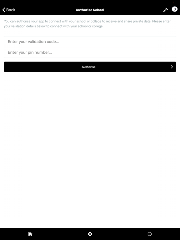 Smart School Planner App iPad screenshot