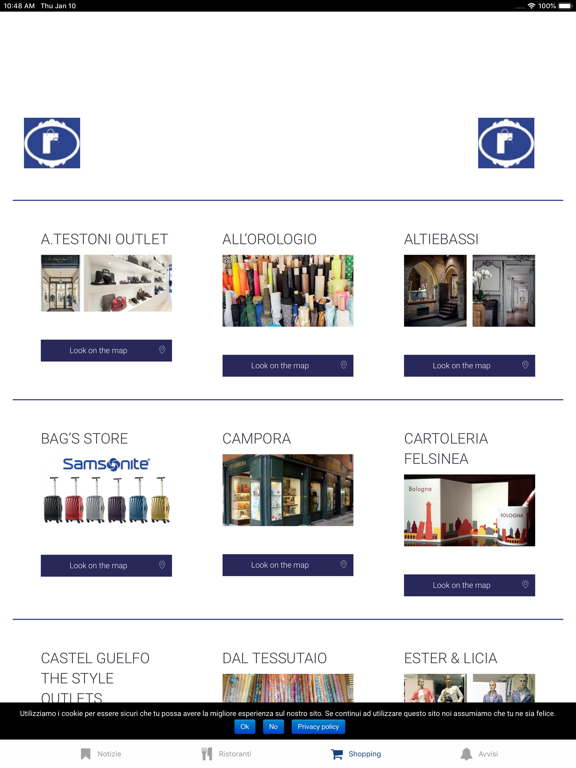 Guida di Bologna iPad screenshot 3 - Travel app