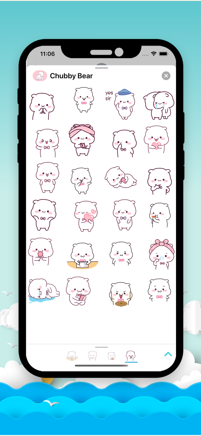 Chubby Bear Animated