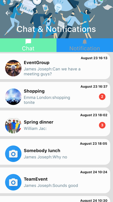 TeamsUp Screenshot