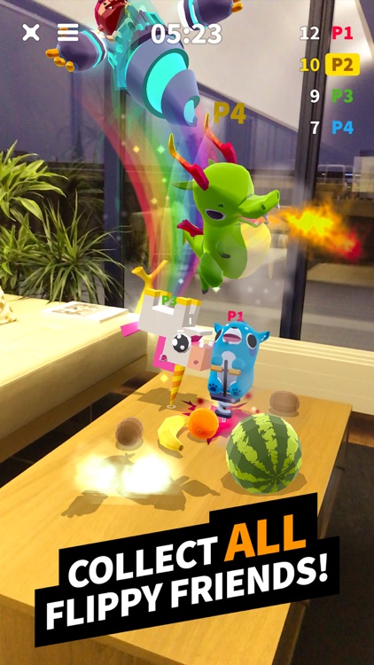 Flippy Friends Fruit Crush AR screenshot-5