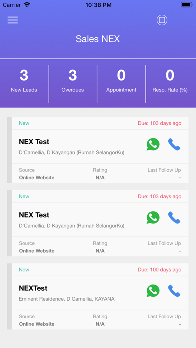 Screenshot #2 pour Setia EcoHill Lead Management