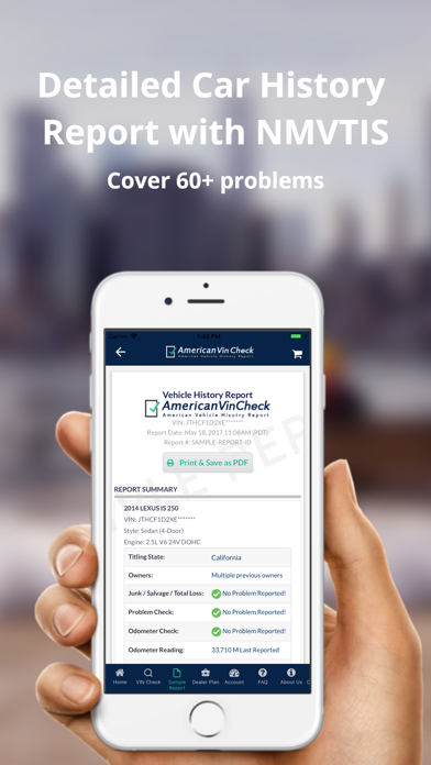 US Vehicle History Report screenshot 3