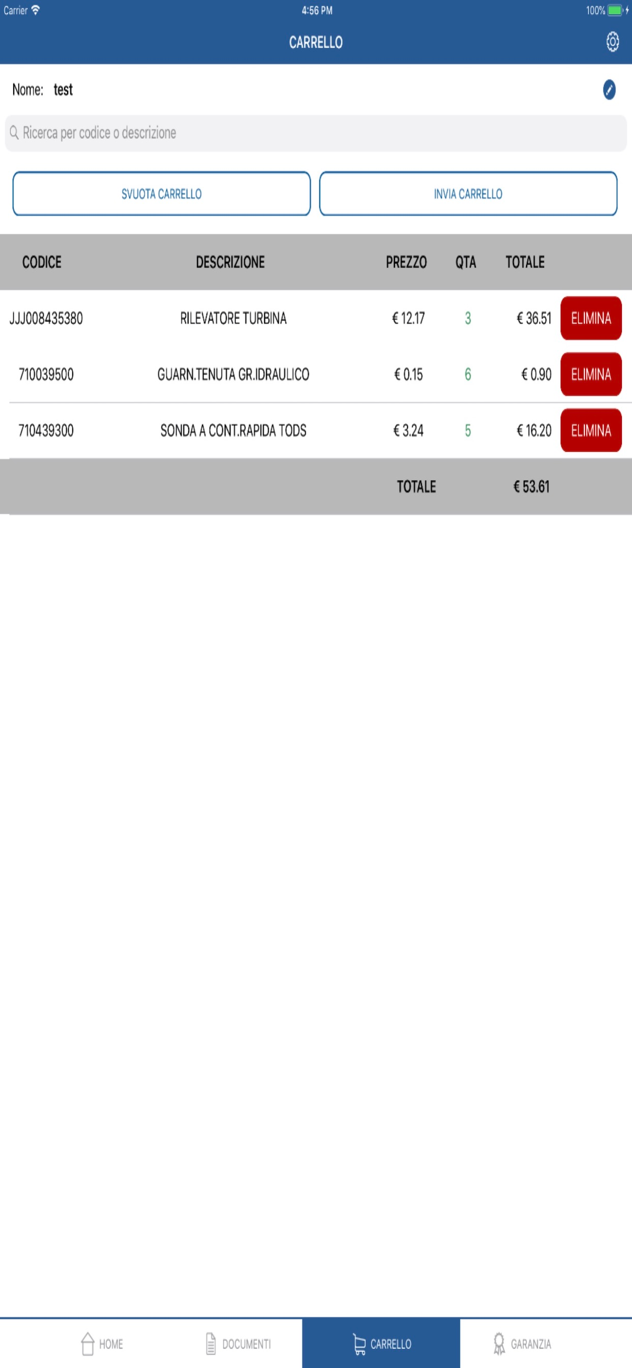 Baxi Ricambi screenshot 3