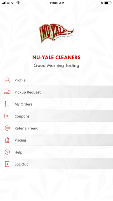 Nu-Yale Cleaners Screenshot
