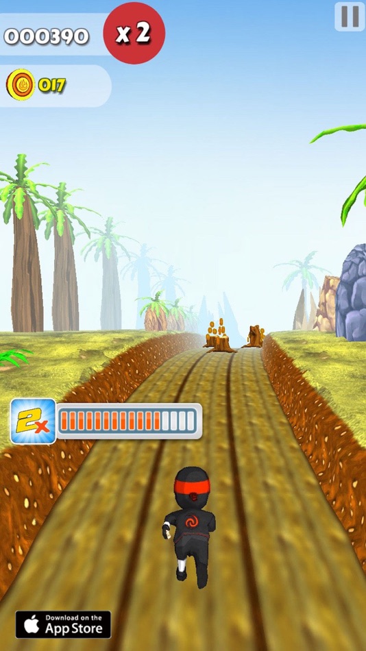#4. Running Ninja !! (iOS) 由: Chienfu Huang