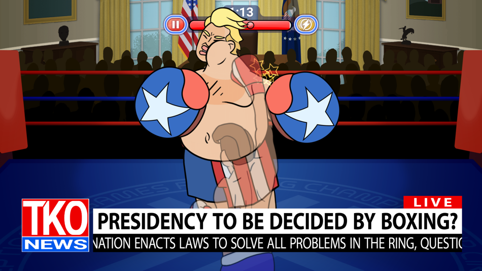 #1. Election Year Knockout: Boxing (iOS) 来自: Exceptionull Games LLC