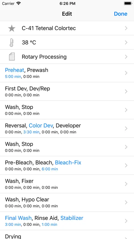 Darkroom Lab Timer screenshot 4 of 7