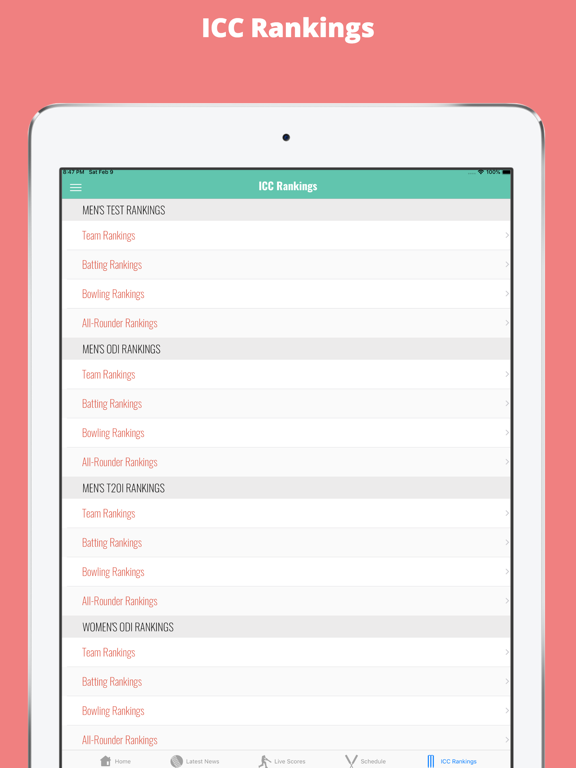 The Cricket Times iPad screenshot 8 - News app
