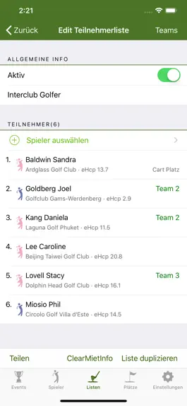 Game screenshot Golf Startlist Generator mod apk