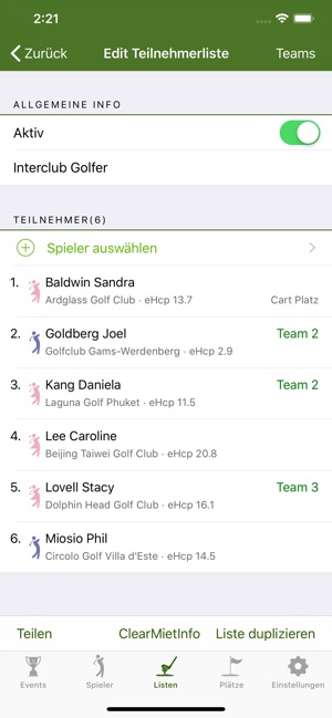 Golf Startlist Generator(圖1)-速報App