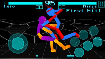 Screenshot #2 pour Stickman Fight: Neon Warriors