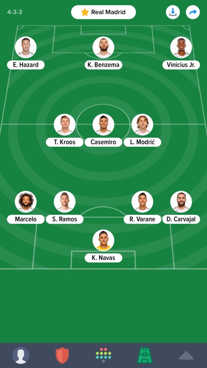 Tactics - Football Team Lineup