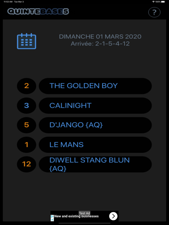 Screenshot #6 pour Quinté Base 5