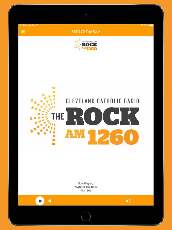 The Rock AM1260 iPad screenshot 2 - Music app