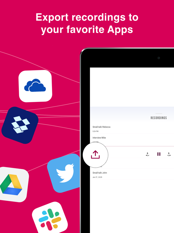 Call Recorder: Save & Listen iPad screenshot 5 - Utilities app