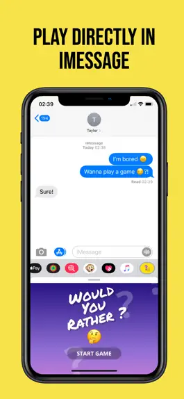 Game screenshot Would You Rather for iMessage mod apk