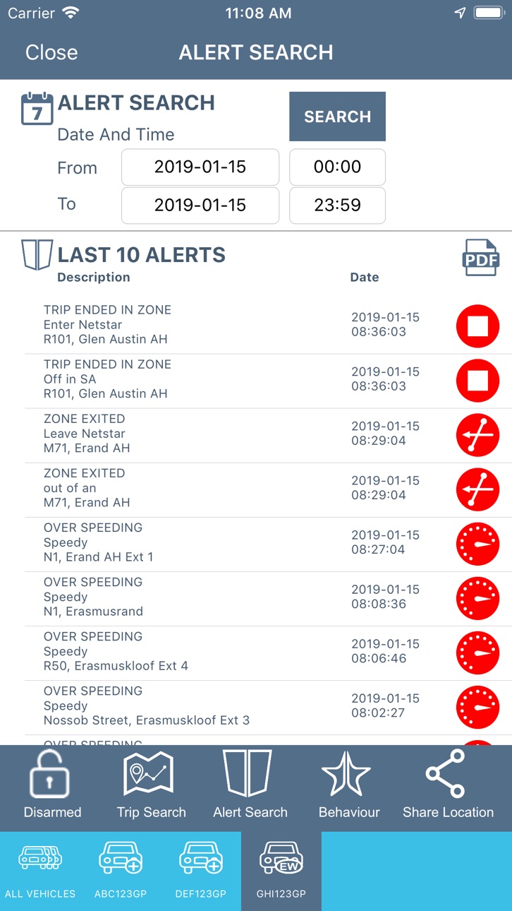 iPhone screenshot