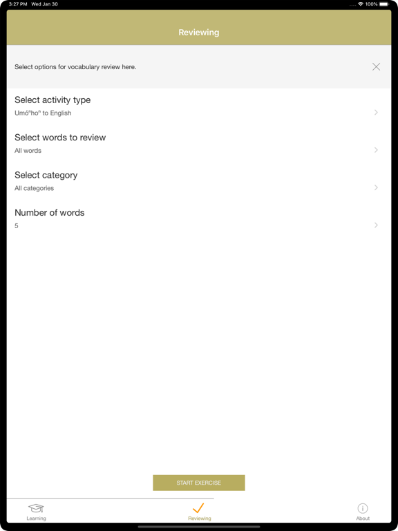 Omaha Vocab Builder iPad screenshot 6 - Education app