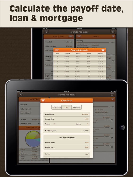 Debts Monitor for iPad screenshot-3