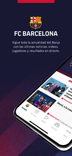 Screenshot 1 FC Barcelona Oficial iphone